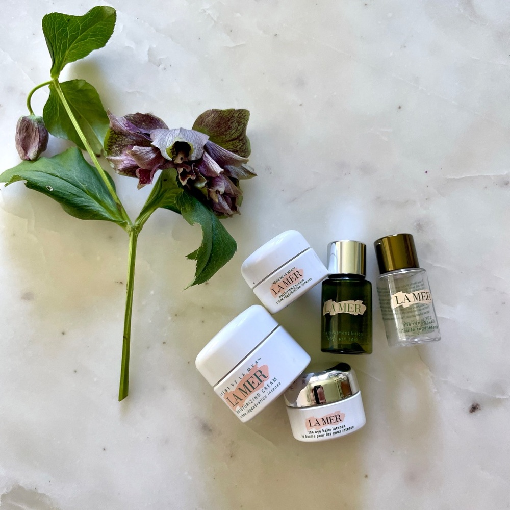 La Mer Empty Mini Bottles and Jars Bundle of 5